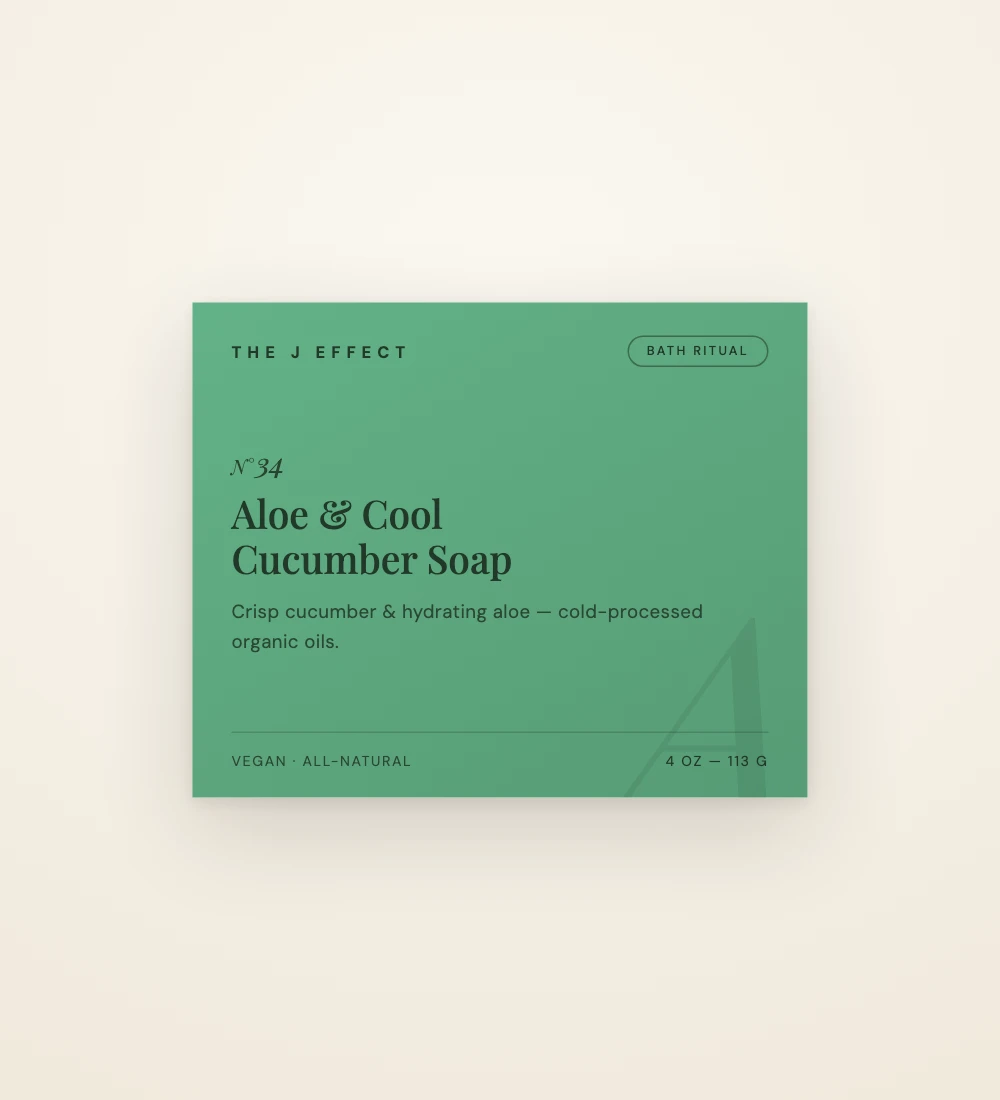 Aloe & Cool Cucumber Soap — image 2