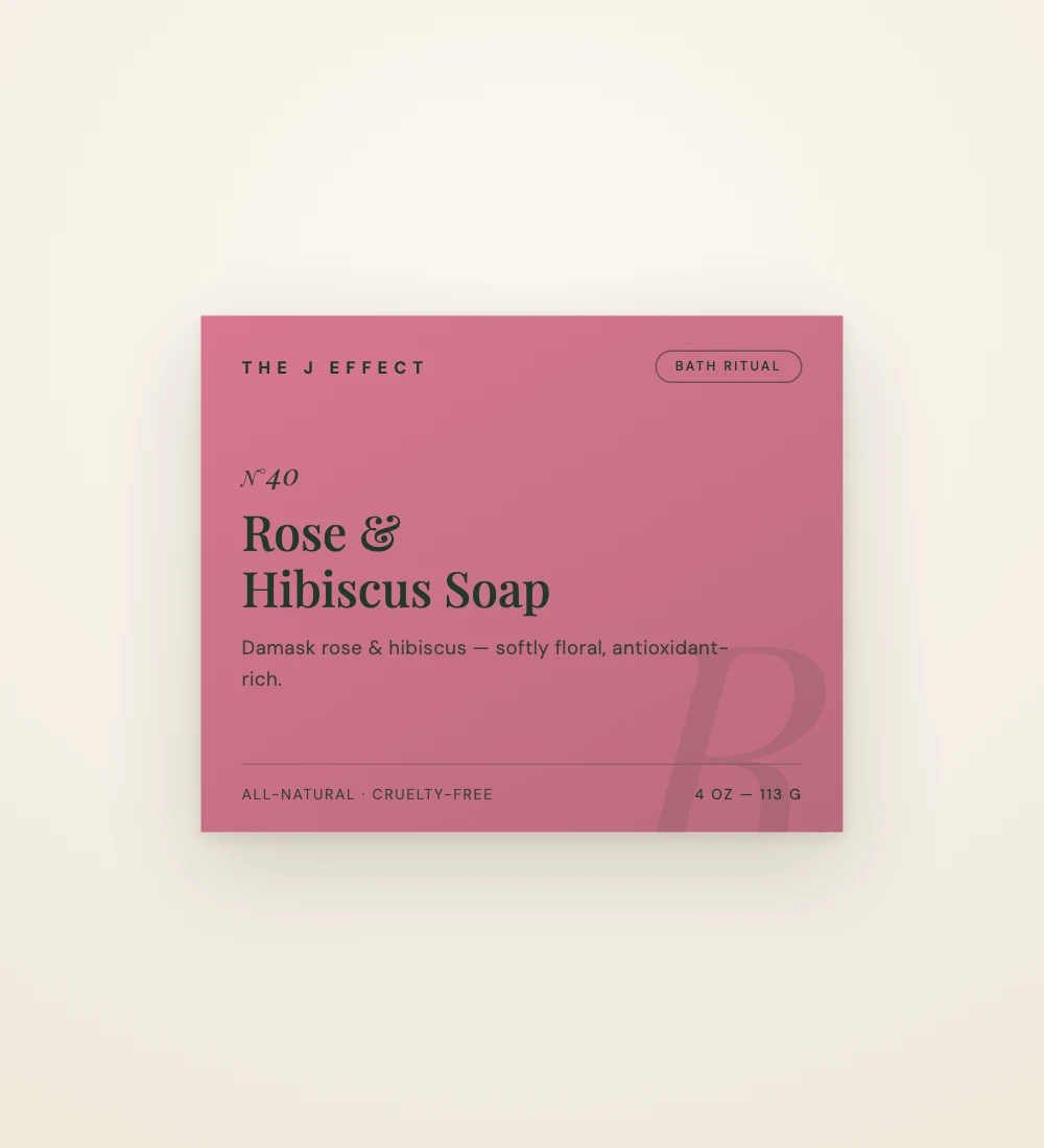 Rose & Hibiscus Soap — image 2