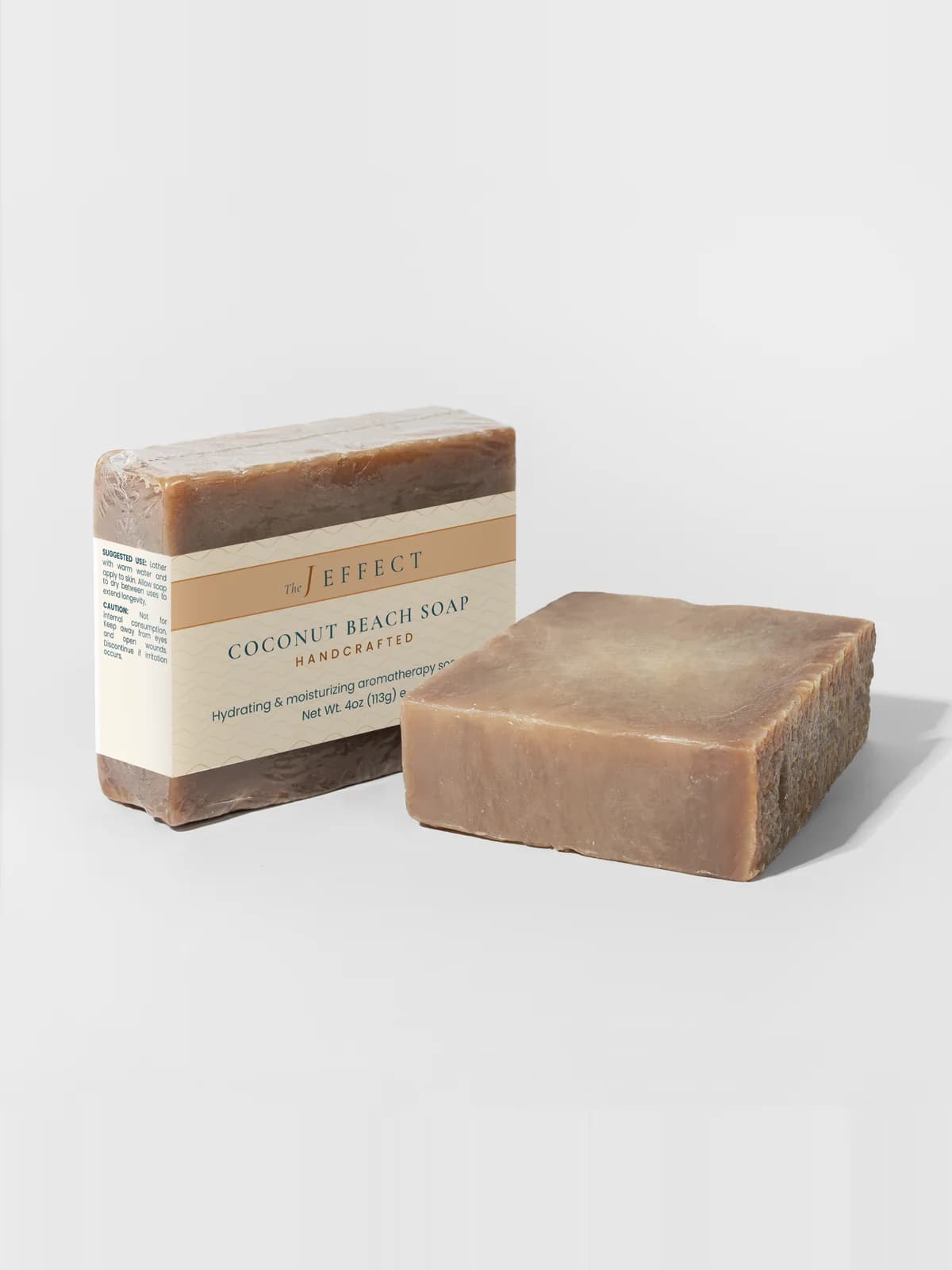 Coconut Shore with key ingredients: Organic Coconut Oil, Organic Shea Butter, Organic Olive Oil