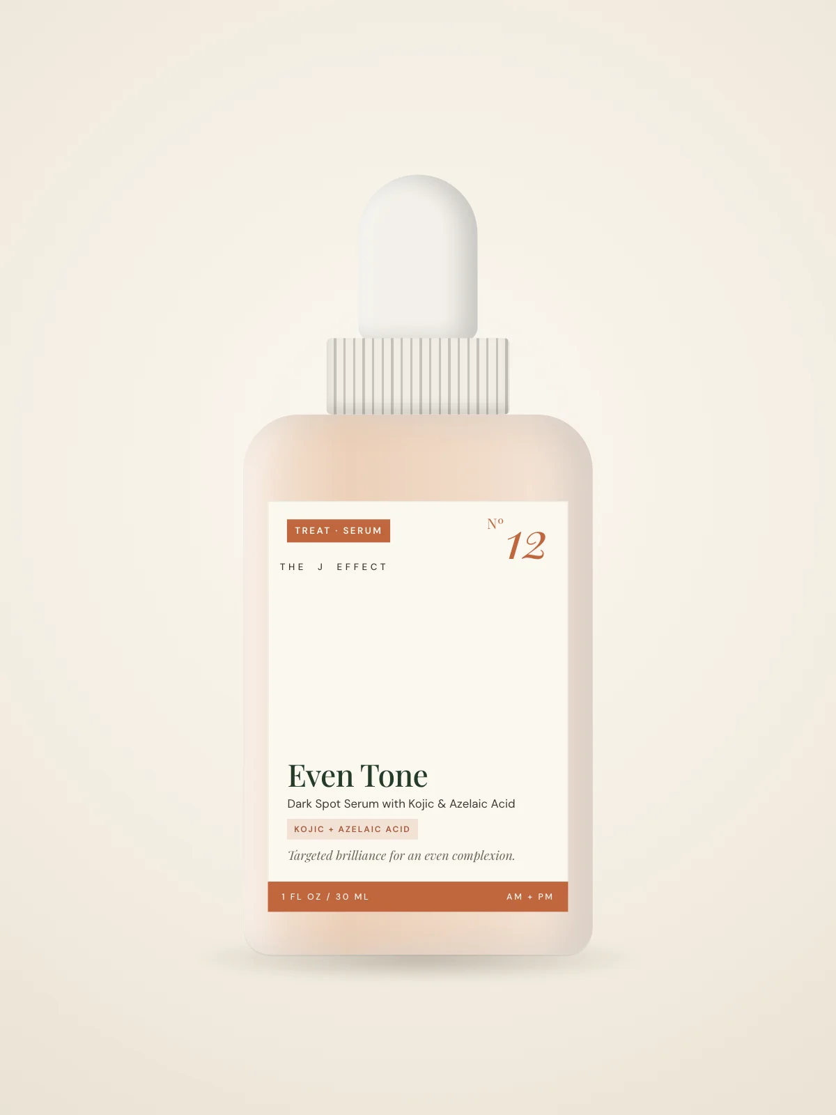 Even Tone Dark Spot Serum with Kojic & Azelaic Acid packaging, Nº 12