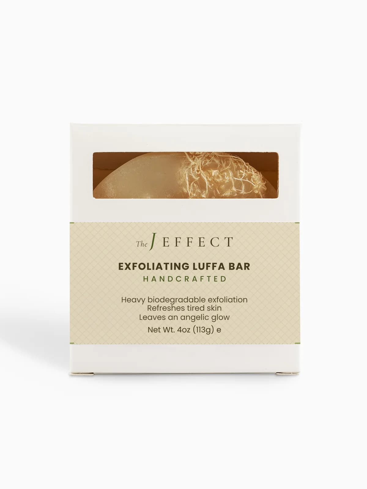 Luffa Polish Exfoliating Luffa & Tea Tree Bar by The J Effect, 4 oz / 113 g
