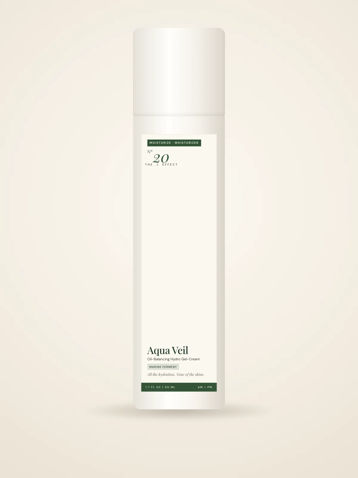 Aqua Veil Oil-Balancing Hydro Gel-Cream packaging, Nº 20