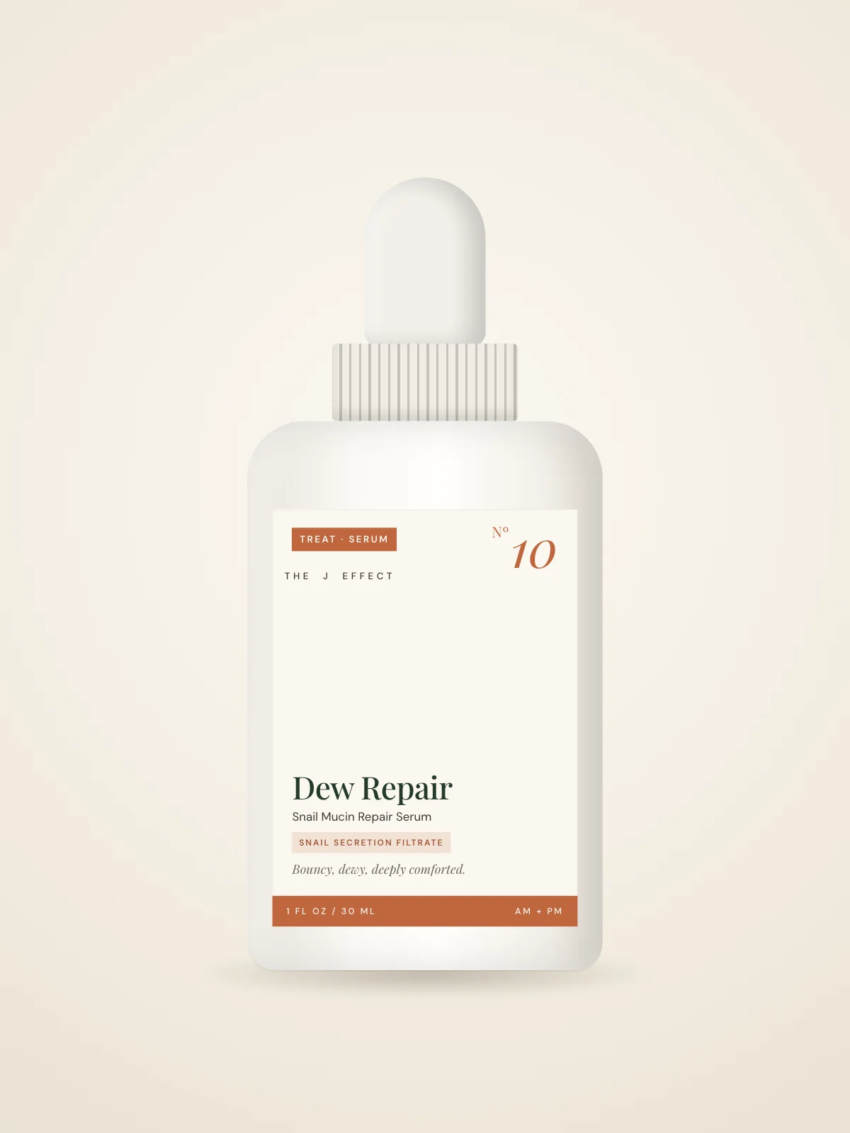 Dew Repair Snail Mucin Repair Serum packaging, Nº 10