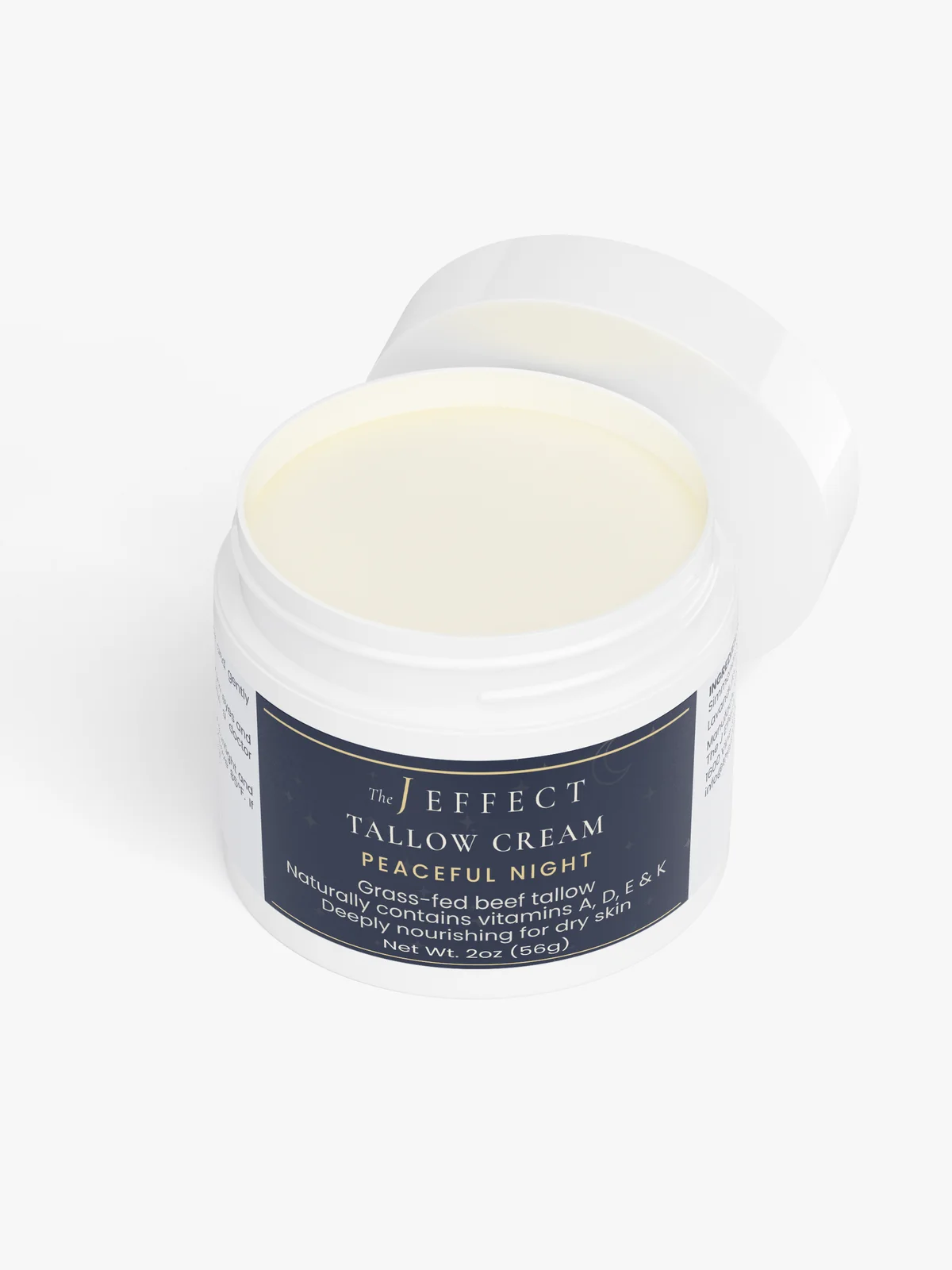 Still Night with key ingredients: Grass-Fed Beef Tallow, Organic Olive + Jojoba, Siberian Fir + Lavender