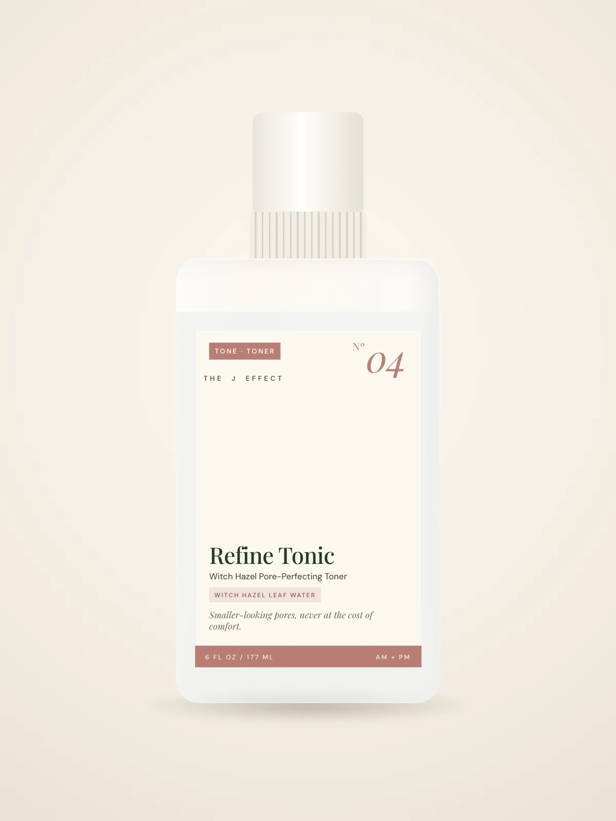Refine Tonic Witch Hazel Pore-Perfecting Toner packaging, Nº 04